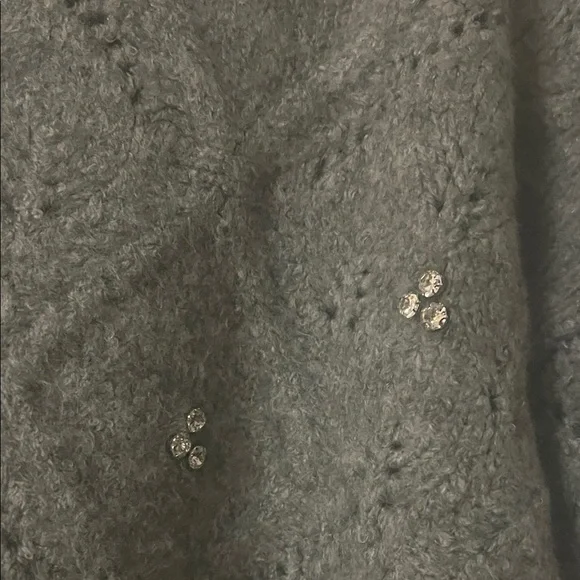 House of Harlow 1960 Charcoal Knit Cardigan - Picture 4 of 5